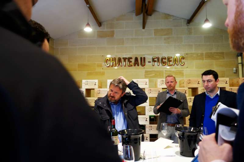 Stephen Browett trying to get his head round how Chateau Figeac keep producing wines of this quality