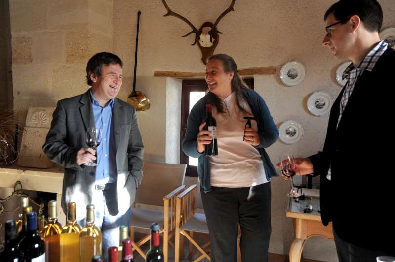 Next stop is chez Barton, where Lillian welcomed us with samples of Langoa and Leoville, plus a few more for good measure.