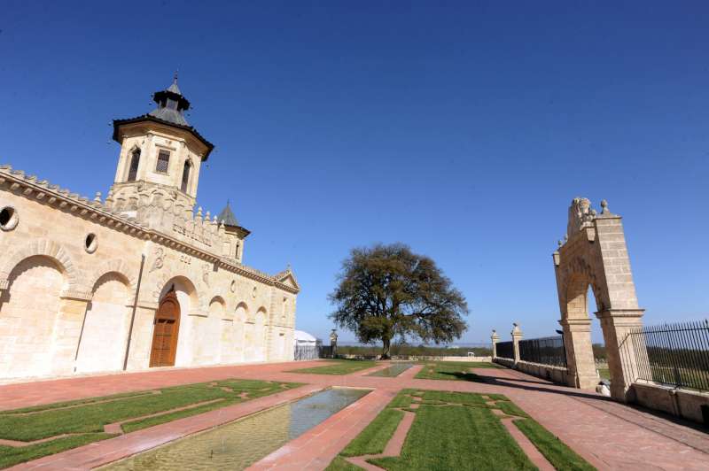 The stunning exterior of Chateau Cos d'Estournel