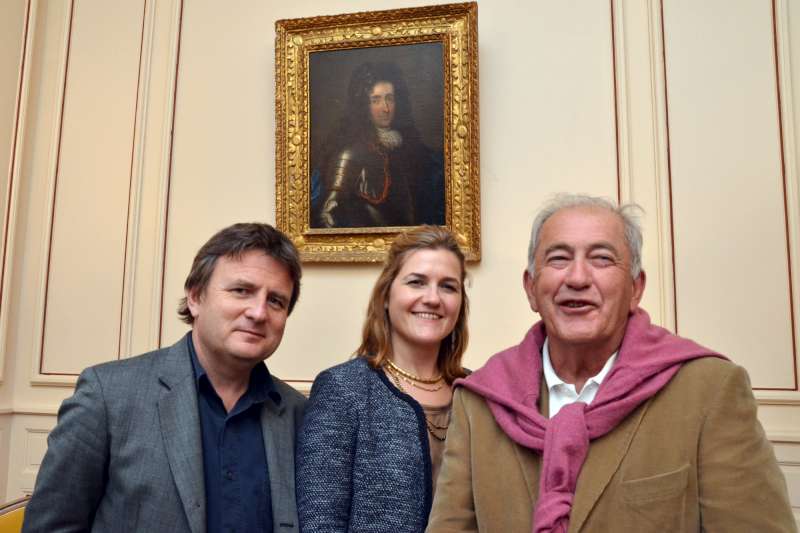 Our gracious hosts for the evening - Stephen with Melanie and Alfred Tesseron of Pontet Canet.