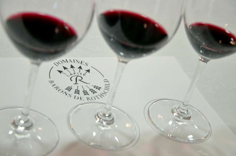 A trio of Rothchild wines - Carruades, Duhart Milon and Lafite.