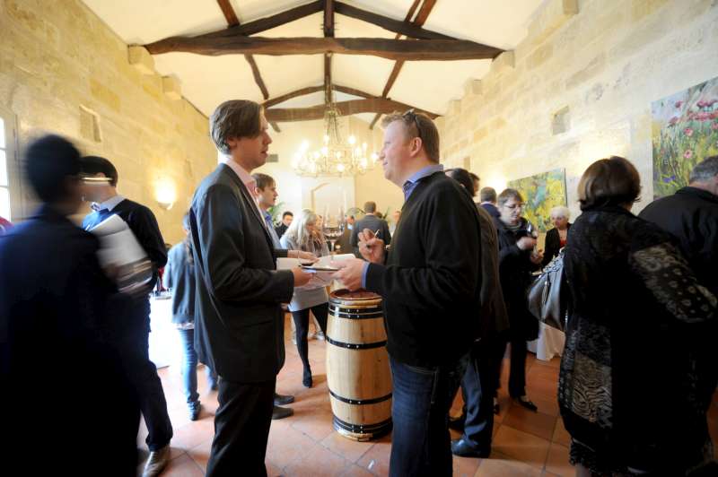 Nick and Mark at the UGC Pomerol tasting