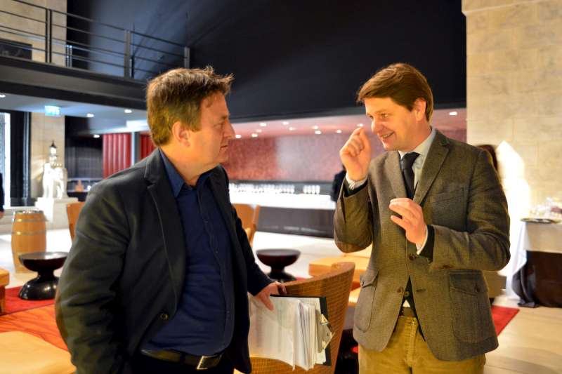 Aymeric de Gironde (Cos) talks to Stephen