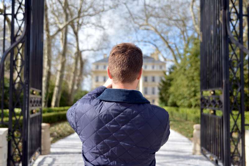 Alastair at Château Margaux