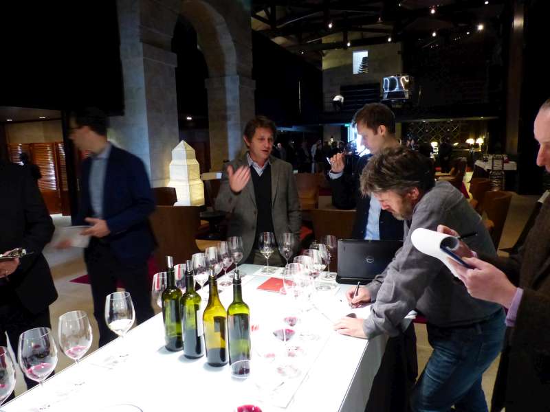 Aymeric de Gironde talks us through the wines at Château Cos d'Estournel.