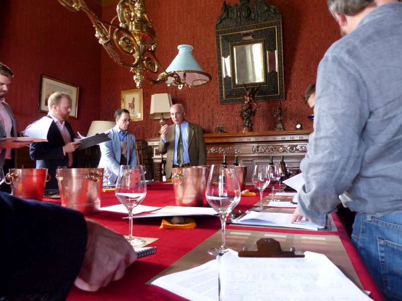 Bruno talks us through his impressive wines.