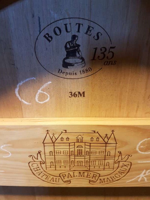 Barrel at Chateau Palmer