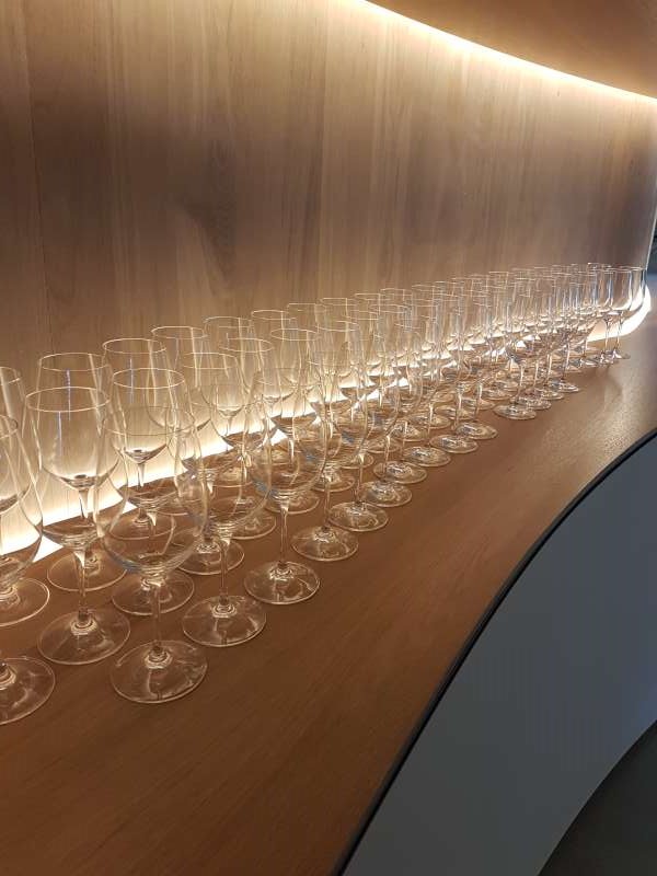 Glasses at Cheval Blanc