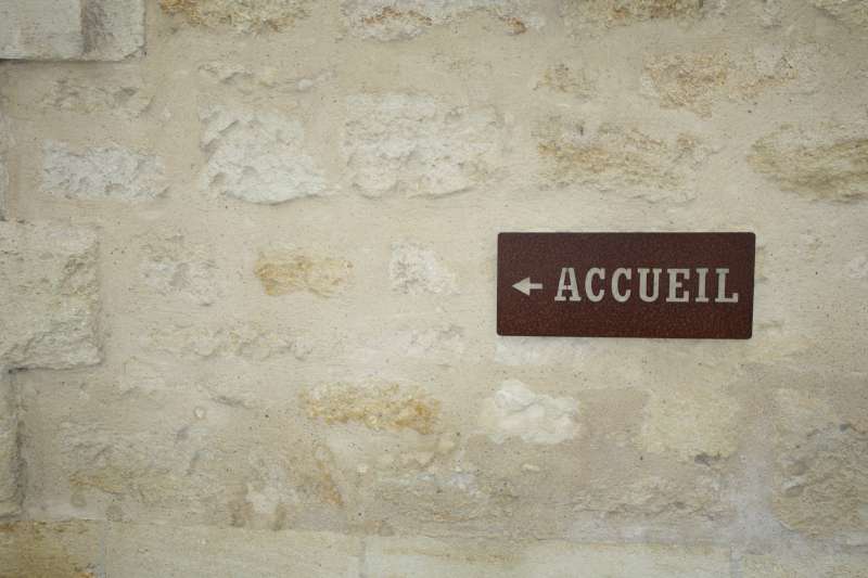 The entrance to Chateau Palmer