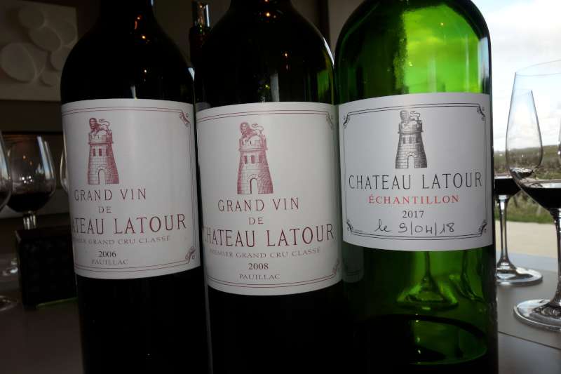 Chateau Latour 2017, 2008 and 2006. The 2006 has developed wonderfully so far in bottle 