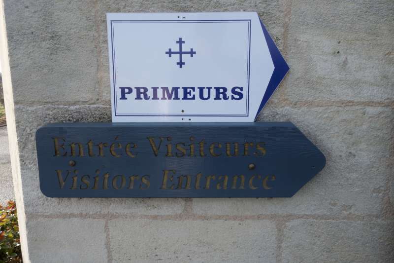 The entrance at Mission Haut Brion