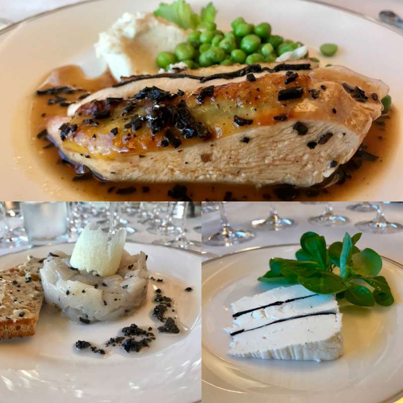 The outstanding truffle inspired menu at Chateau Latour