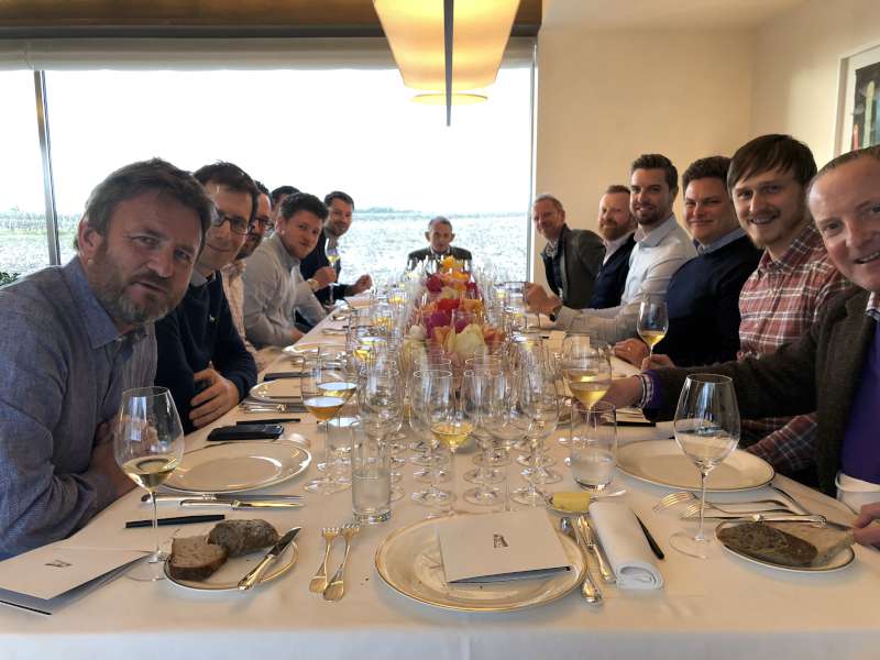 The Farr Vintners team at Chateau Latour