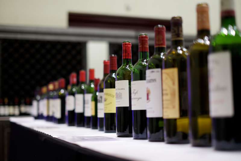 Bottles ready to be tasted