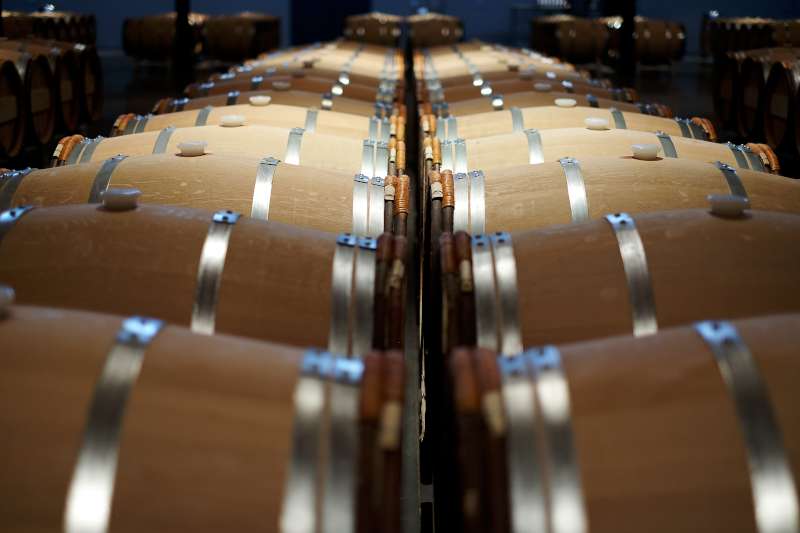 Barrels at Château Palmer