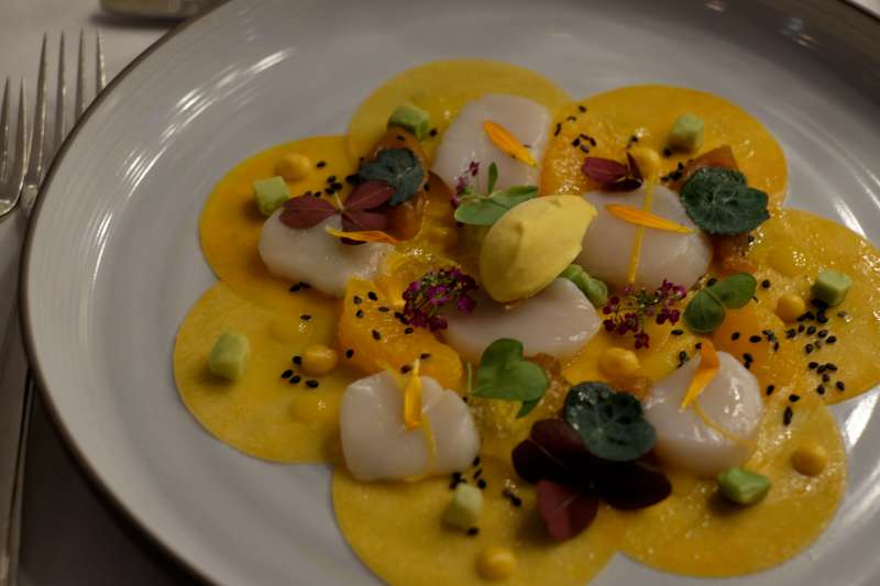 What a treat. A menu from Cordeillan-Bages cooked at Château Lynch-Bages