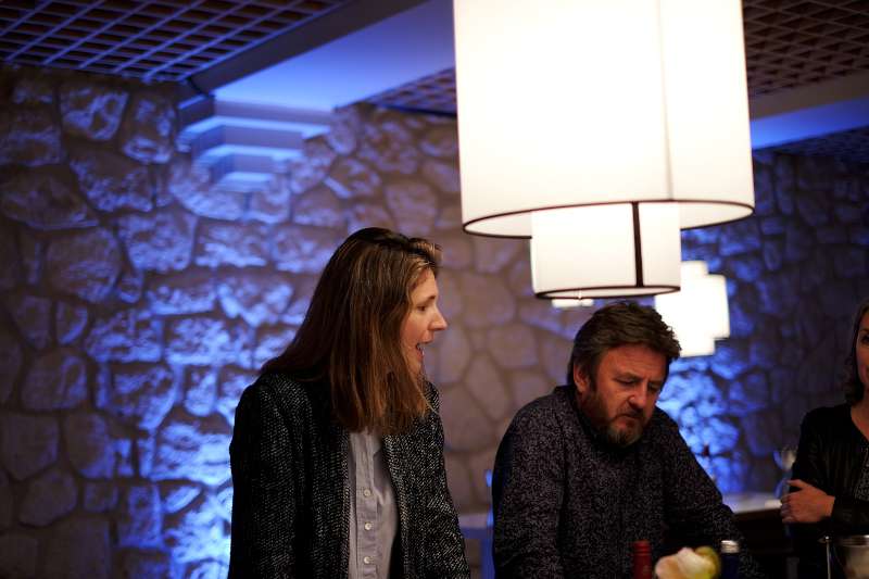 Stéphanie de Boüard and Stephen Browett at Chateau Angelus