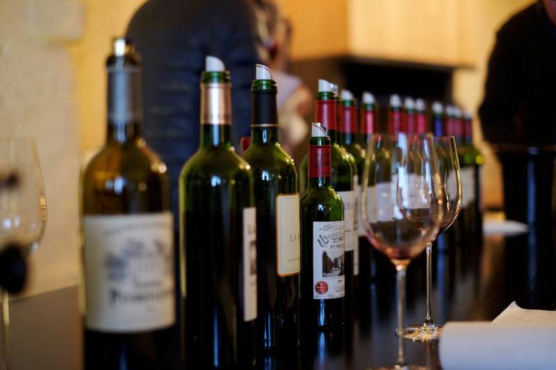 Just a few wines to taste at the Moueix portfolio tasting