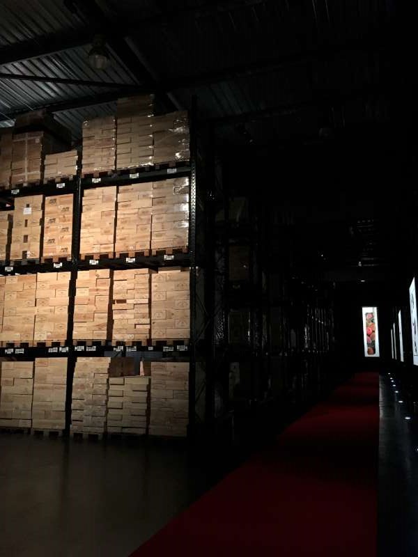 Bordeaux stacked high