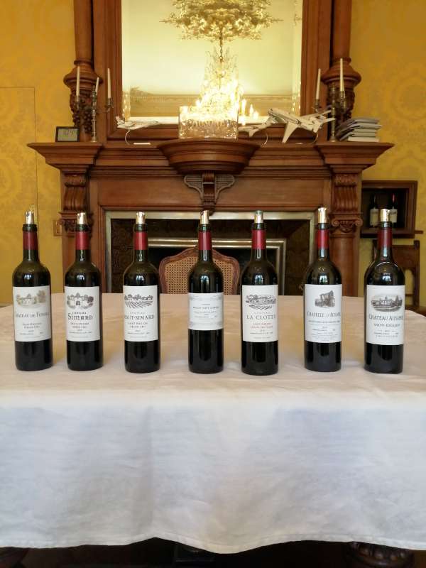 Tasting the full line-up of 2019s at Chateau Ausone 