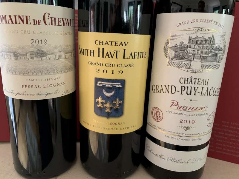 3 of our favourites - Domaine de Chevalier, Smith Haut Lafitte, Grand Puy Lacoste