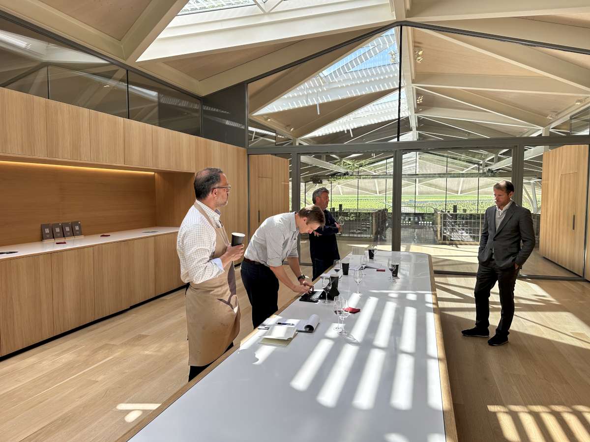 Tasting at Château Margaux.