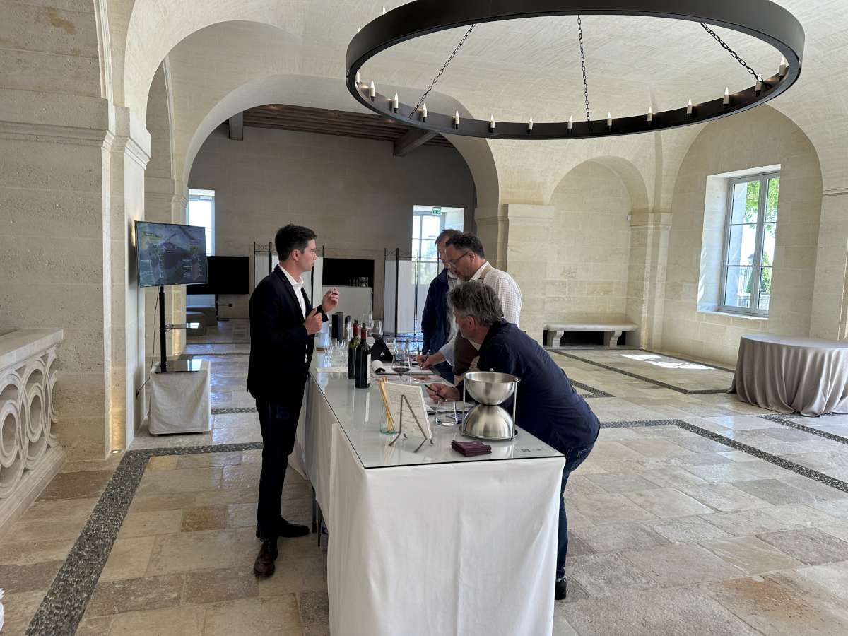 At Château Montrose.