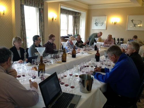 Southwold at Southwold in2012 - left to right around the table are Alastair Marshall of Adnams, Jancis Robinson, Neal Martin, Alex Hunt, Sebastian Payne, Barry Phillips, Mark Savage, Rob Chase, Lindsay Hamilton and Bill Blatch