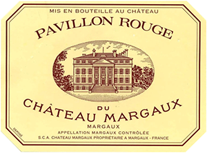 Fine du from Pavillon 2014. Wine Château Rouge Margaux Bordeaux