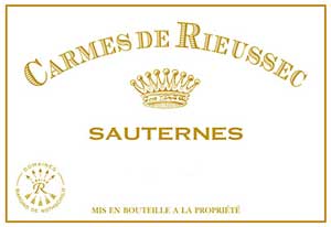 Carmes de Rieussec 2018. Fine Wine from Bordeaux