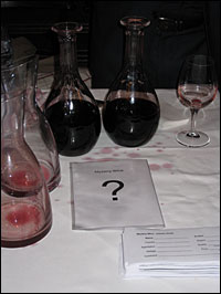The Mystery Wine Competition.