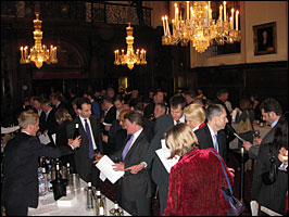 Farr Vintners' customers fill The Vintners' Hall.