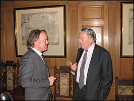 James Suckling chats with Anthony Barton.