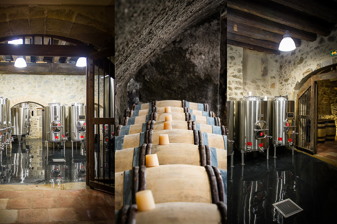 The renovated winery allows for great precision